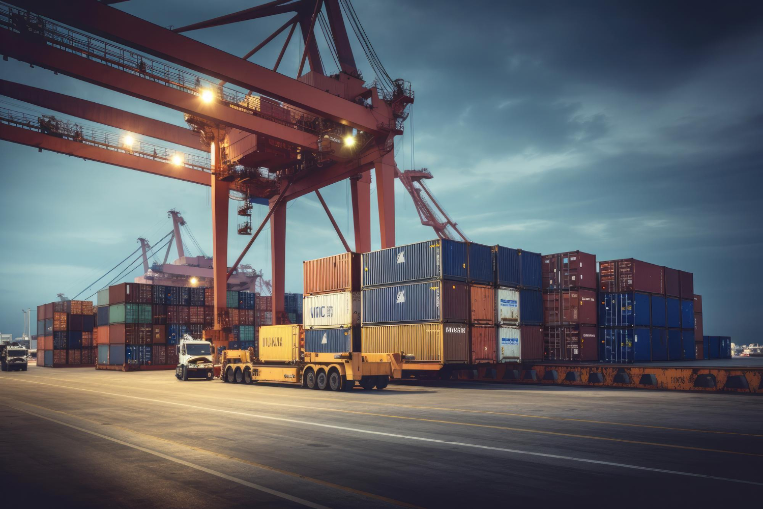 Export logistics for traded commodities